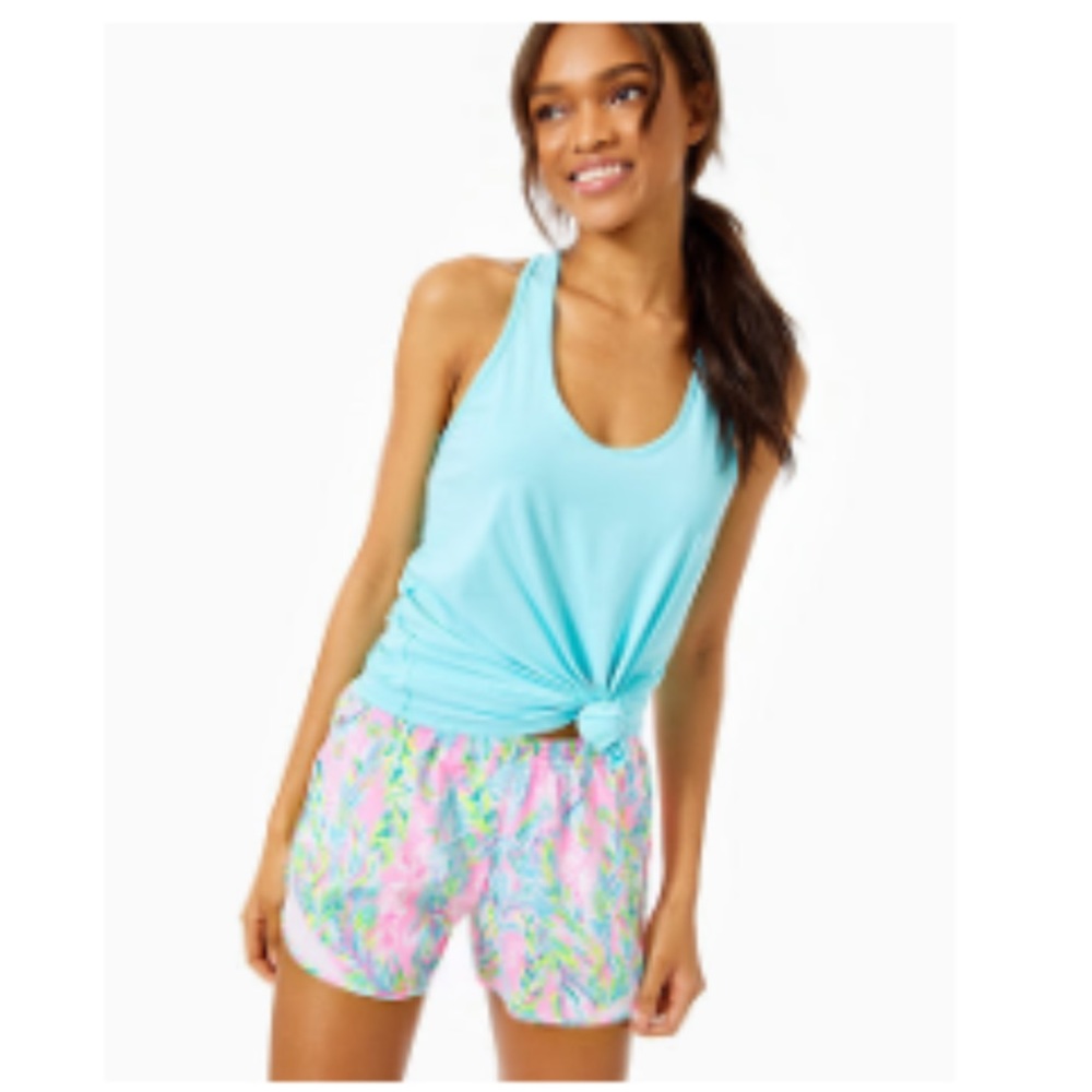 𝓛𝓲𝓵𝓵𝔂 𝓟𝓾𝓵𝓲𝓽𝔃𝓮𝓻 Ocean Trail Run Shorts 🌊